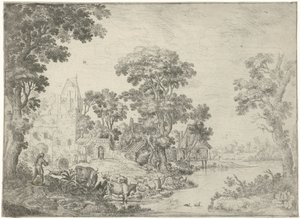 Terugkomst van de jager door Cornelis Matthieu