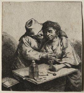 Het Minnaarskoppel door Cornelis Pietersz Bega