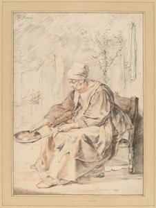 Pannenkoekvrouw door Cornelis Ploos van Amstel