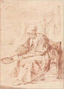 Pannenkoekenbakster door Cornelis Ploos van Amstel