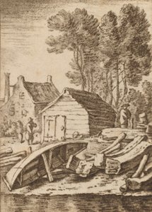 Scheepswerf, 1761, gepubliceerd 1765 door Cornelis Ploos van Amstel