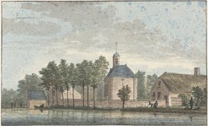 Het dorp Hoogmade door Cornelis Pronk (possibly)