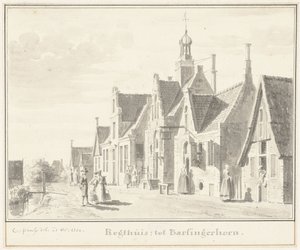 Gezicht te Barsingerhorn door Cornelis Pronk