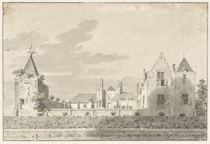 Het slot te Purmerend door Cornelis Pronk