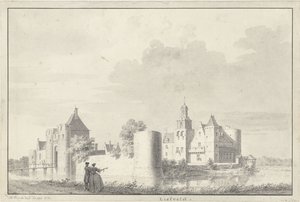 Kasteel Liesveld bij Groot-Ammers in de Alblasserwaard