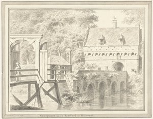 Voorpoort van het kasteel te Buren