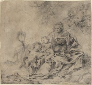 De Maagd en het Kind met Johannes de Doper