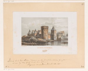 Kasteel van Medemblik door Cornelis Springer