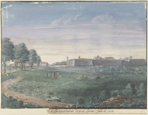 Het fort Jaffnapatnam op Ceylon