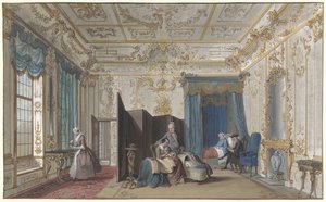 Kraamkamer door Cornelis Troost