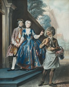 Pefroen en het Schapenkop, 1739 door Cornelis Troost