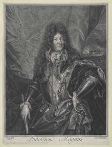 Koning Lodewijk XIV van Frankrijk door Cornelis Vermeulen