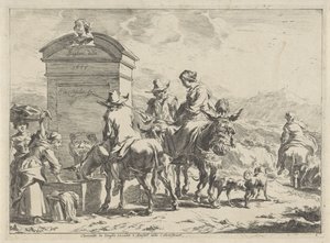 Rustplaats Landschappen door Cornelis Visscher (II)