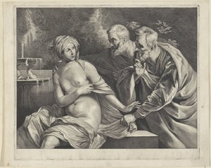 Susanna en de ouderlingen door Cornelis Visscher (II)