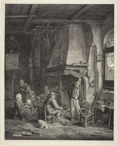 Interior in an Inn, called "The Skaters" (De Schaatsenrijder)