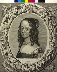 Prinses van Oranje Henriette Katharina door Cornelis Visscher