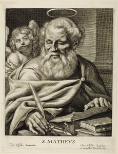 Sint Mattheüs door Cornelis Visscher