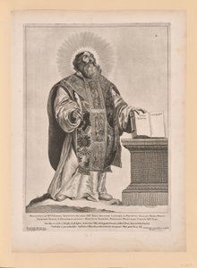 Sint Wulfram, van Heiligen van Noord- en Zuid-Nederland door Cornelis Visscher