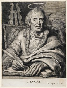 St. Lucas door Cornelis Visscher
