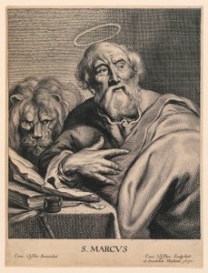 Sint Marcus (S.Marcvs) door Cornelis Visscher