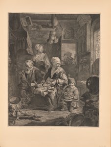 De Pannenkoekenvrouw door Cornelis Visscher