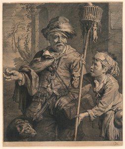 De rattenvanger door Cornelis Visscher