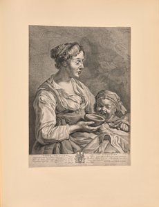The Second Bohemian (Tweede Heidinne - Seconde Bohemienne) door Cornelis Visscher