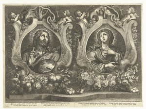 Christus en Maria door Cornelis de Bout (possibly)