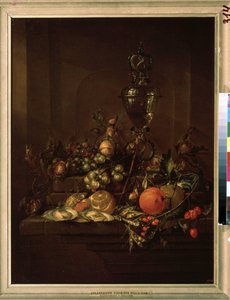 Stilleven met een beker door Cornelis de Heem