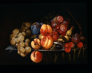 Stilleven van fruit door Cornelis de Heem
