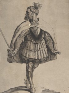 Svevus, uit de serie Peplus, sive Gothorum, Heruolorum door Cornelis de Visscher
