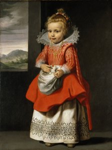 Portret van de Dochter van de Kunstenaar, Magdalena de Vos, c.1623-24 door Cornelis de Vos