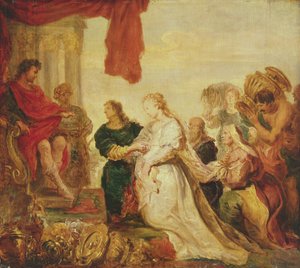De Matigheid van Scipio door Cornelis de Vos