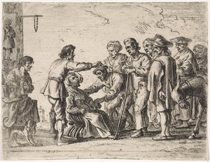 De kwakzalver door Cornelis de Wael