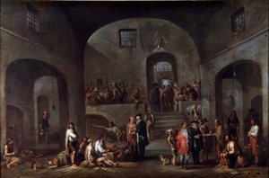 De zeven werken van lichamelijke barmhartigheid: het bezoek aan gevangenen