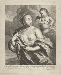 Venus en Cupido door Cornelis van Dalen (II)