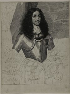 Charles II, koning van Engeland door Cornelis van Dalen II