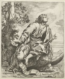Johannes de Evangelist door Cornelis van Merlen