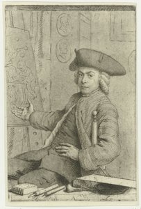 Zelfportret van Cornelis van Noorde