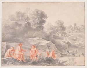 Naakten in een Landschap (mogelijk Diana en Callisto)