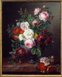Bloemenvaas door Cornelis van Spaendonck