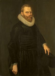 Portret van Dirck Hasselaer door Cornelis van der Voort
