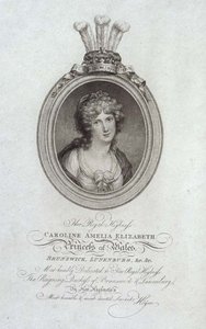 Hare Koninklijke Hoogheid, Caroline Amelia Elizabeth, Prinses van Wales (1768-1821) door Cornelius (after) Hoyer