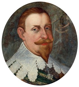 Gustave II Adolphe (1594-1632), de Grote of de Leeuw van het Noorden, koning van Zweden door Cornelius Arendtz