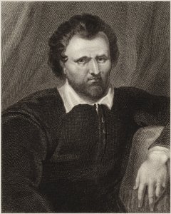 Ben Jonson door Cornelius Janssen van Ceulen