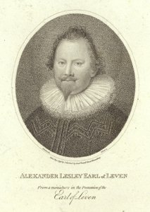 Portret van Alexander Leslie, Graaf van Leven