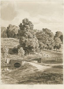 Betley Park, Okt 1820 door Cornelius Varley