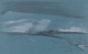 Landschapscompositie door Cornelius Varley