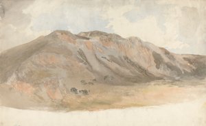 Berglandschap, Noord-Wales door Cornelius Varley