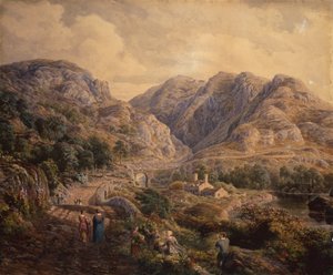 De pas van Pont Aber Glaslyn, Noord-Wales